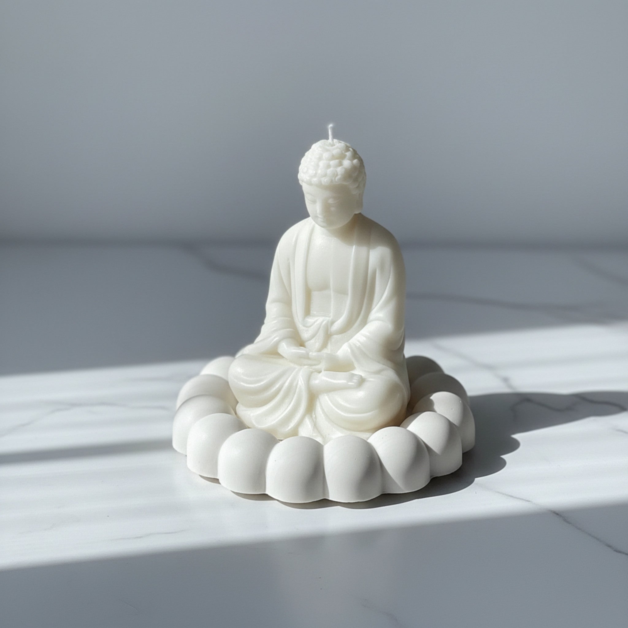 Bouddha - bougie décorative en cire de colza pour ambiance zen