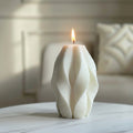Mathilde - bougie en cire de colza forme architecturale 
