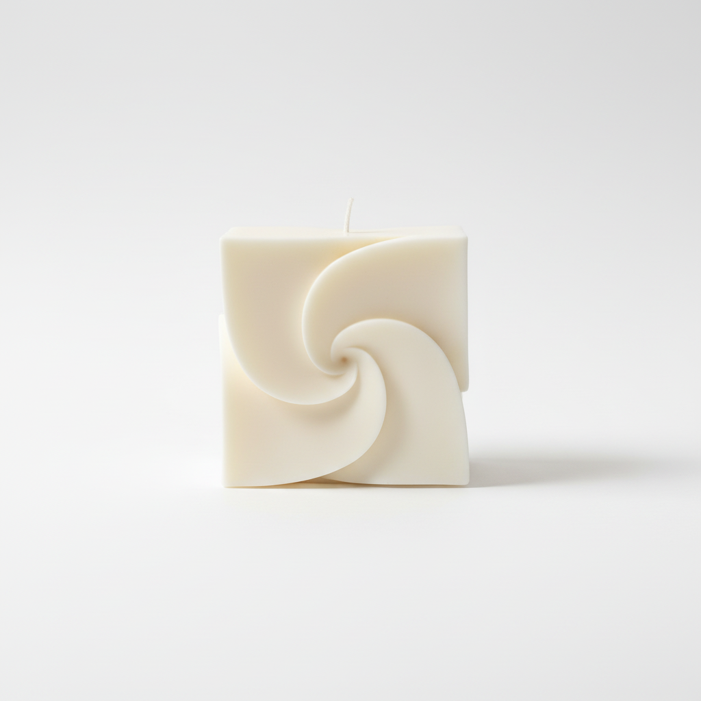 Daphné image produit bougie sculptée cire  végétale