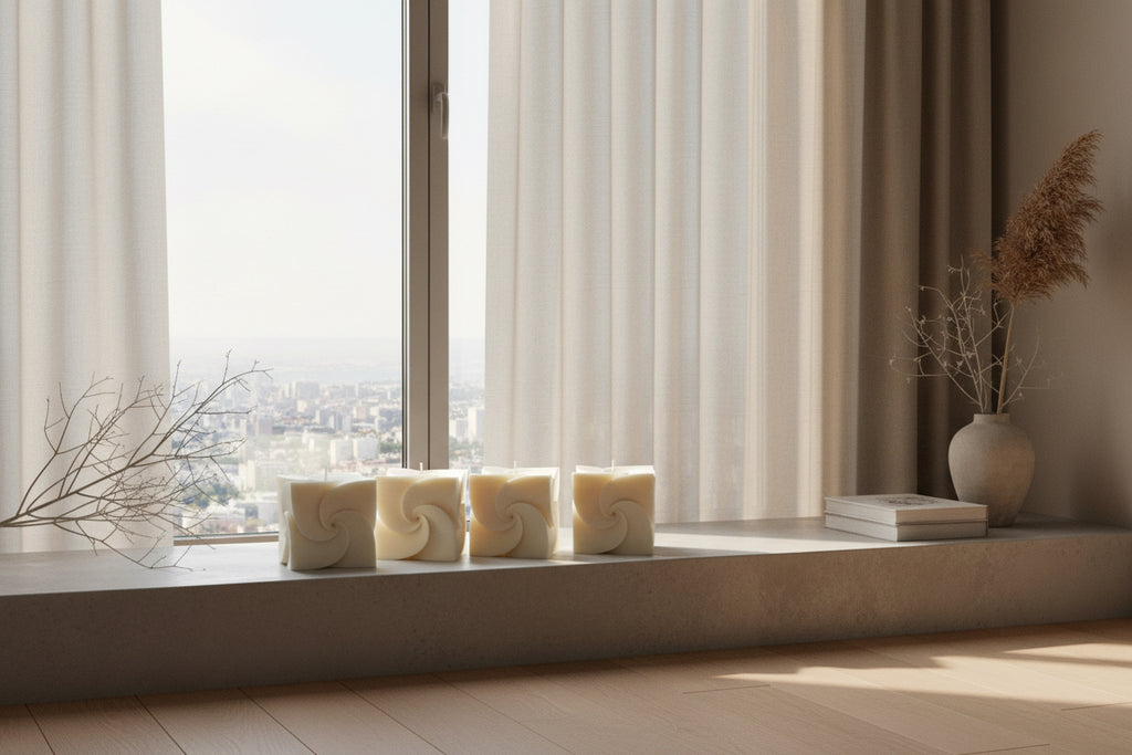 Daphné bougie végétale décorative