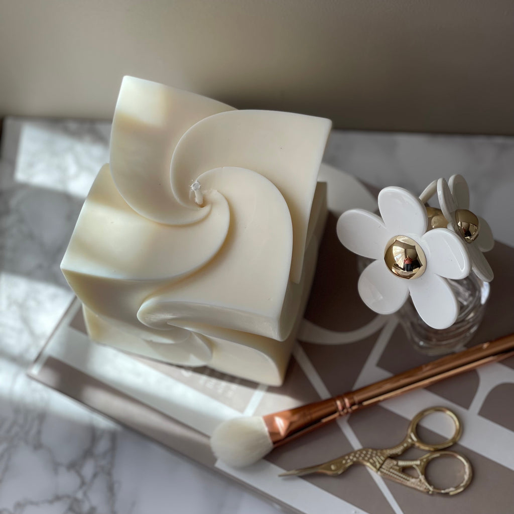 Daphné bougie végétale décorative