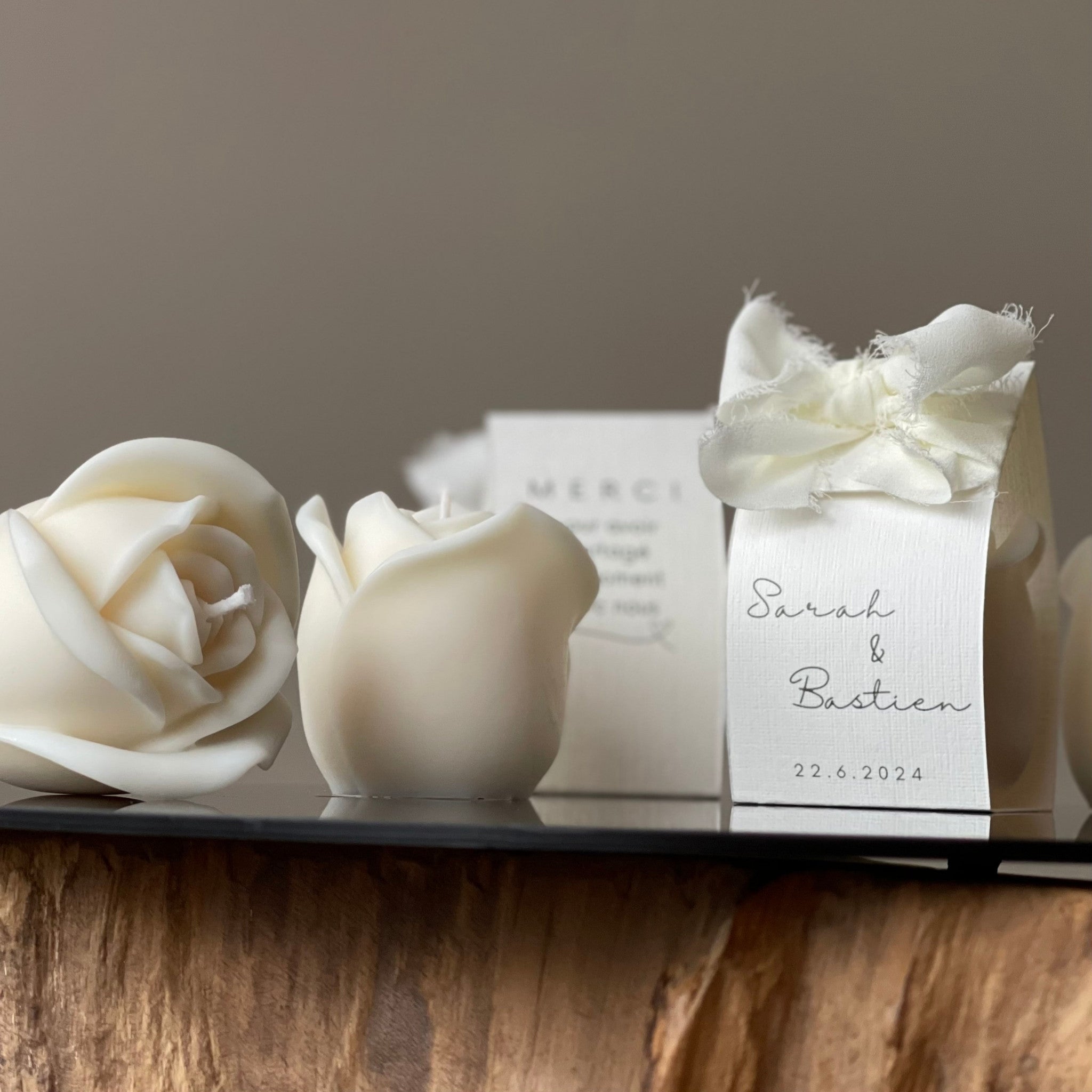 la rose mariage - cadeau invité éco-responsable
